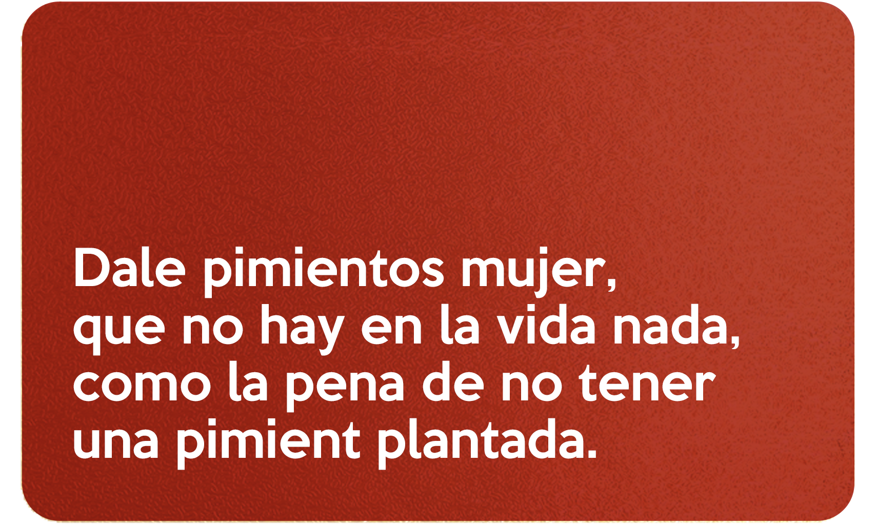 Tarjeta regalo Pimient
